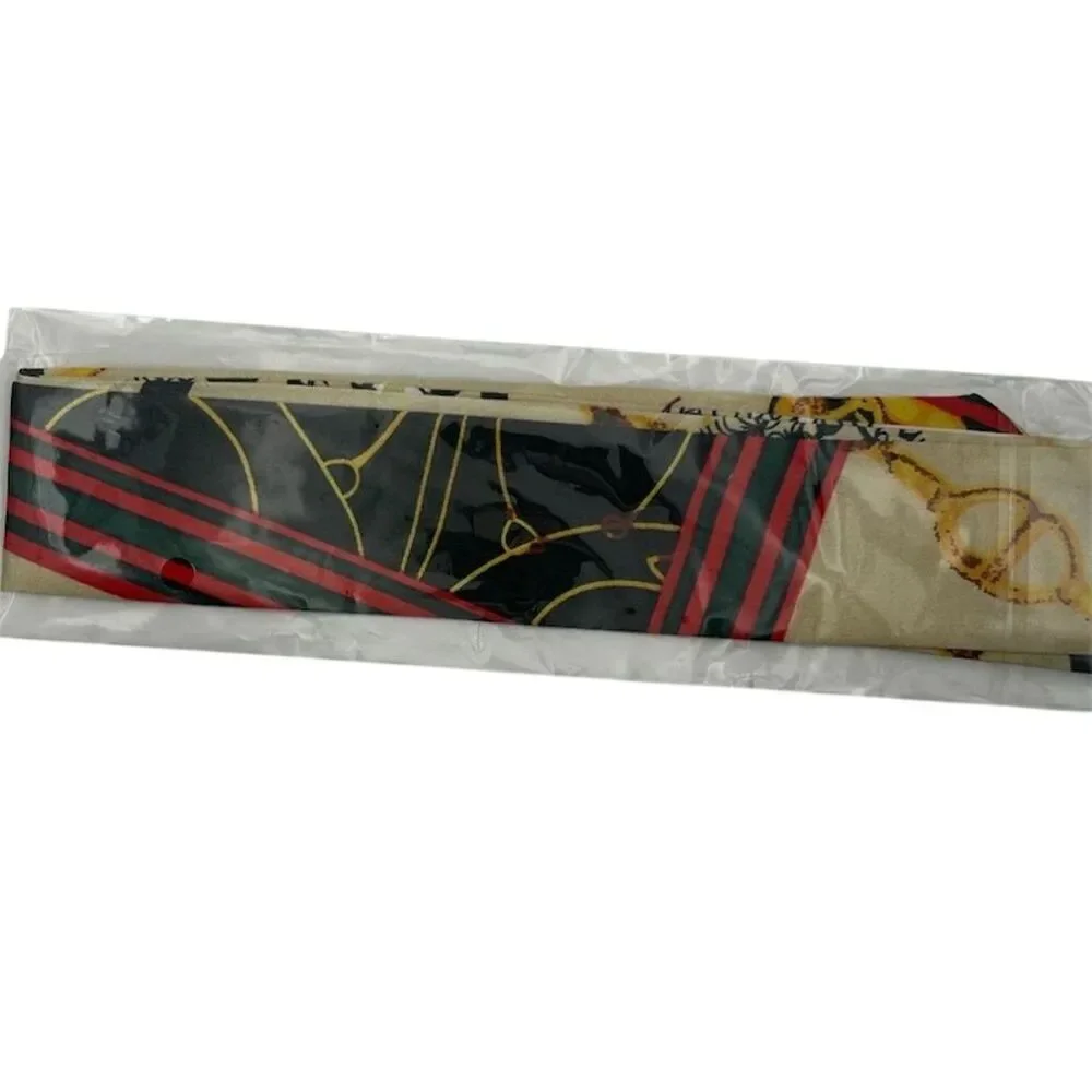 Women's Multicolor Silk purse Scarf Geometric Headscarf
